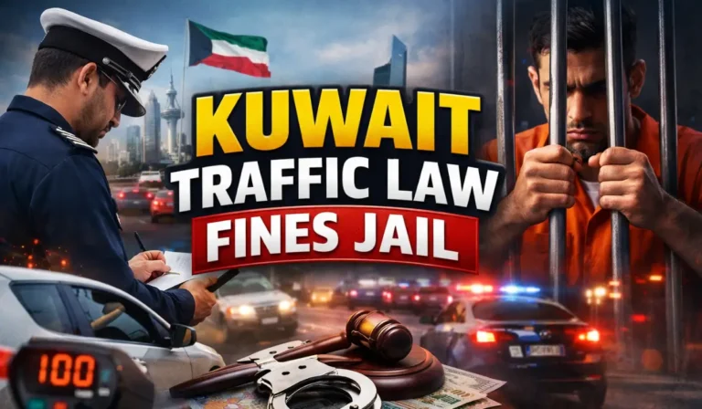 Kuwait Traffic Law Fines Jail: New Penalties, Arrest Powers & What Residents Must Know